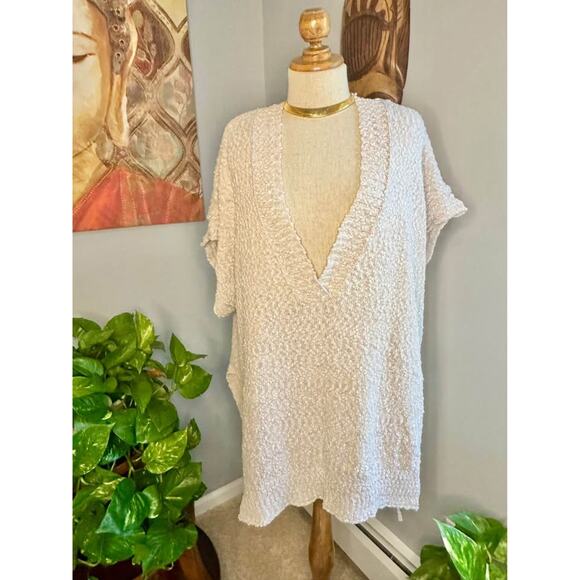 Urban Outfitters Sweaters - NWOT Pilcro Urban Outfitters Oversized Cream Knit Sweater Vest